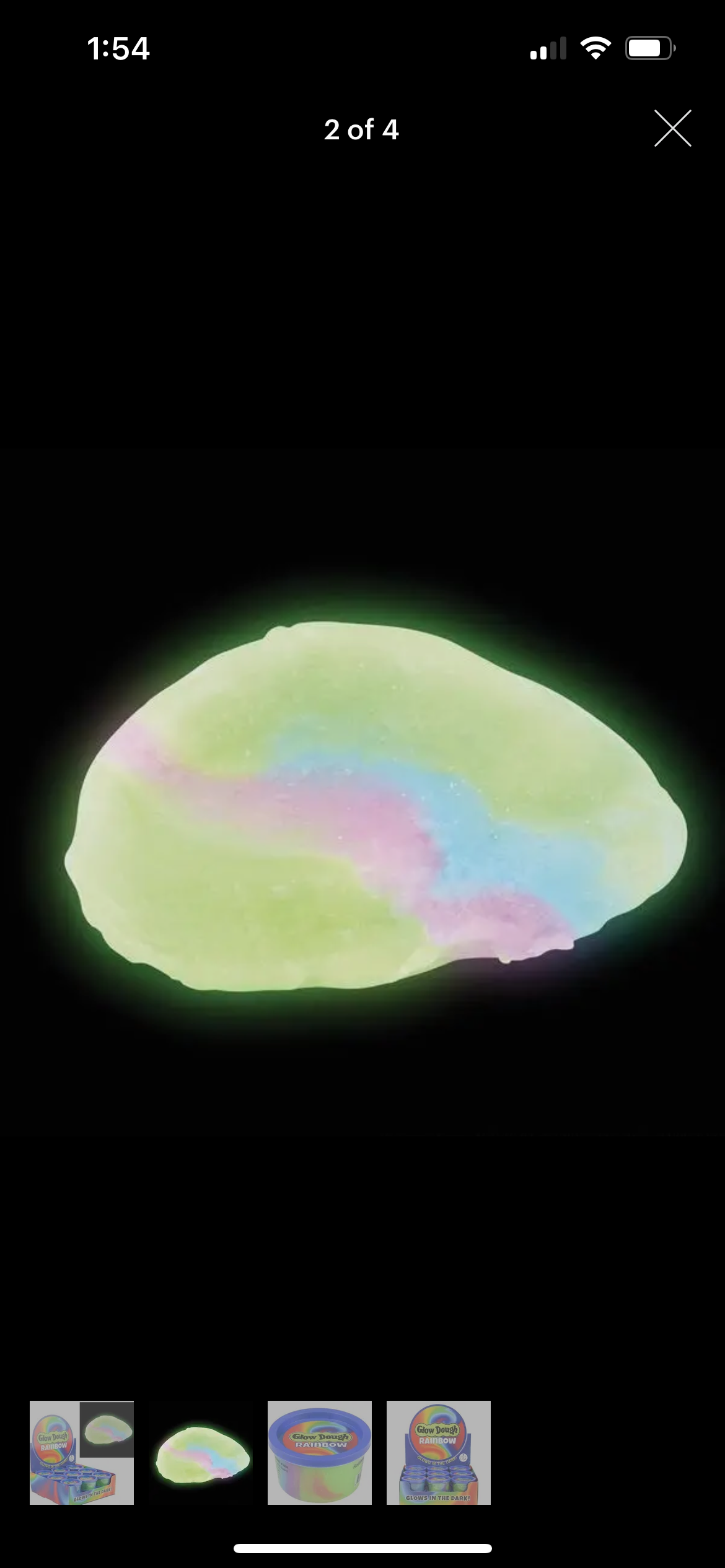 Rainbow Glow Dough