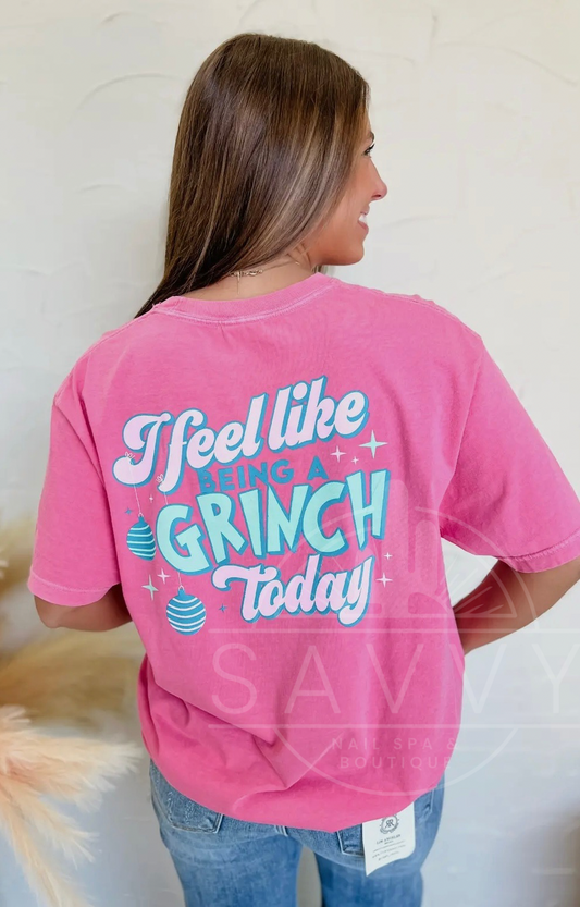Feel Like Being A Grinch Short Sleeved T-shirt