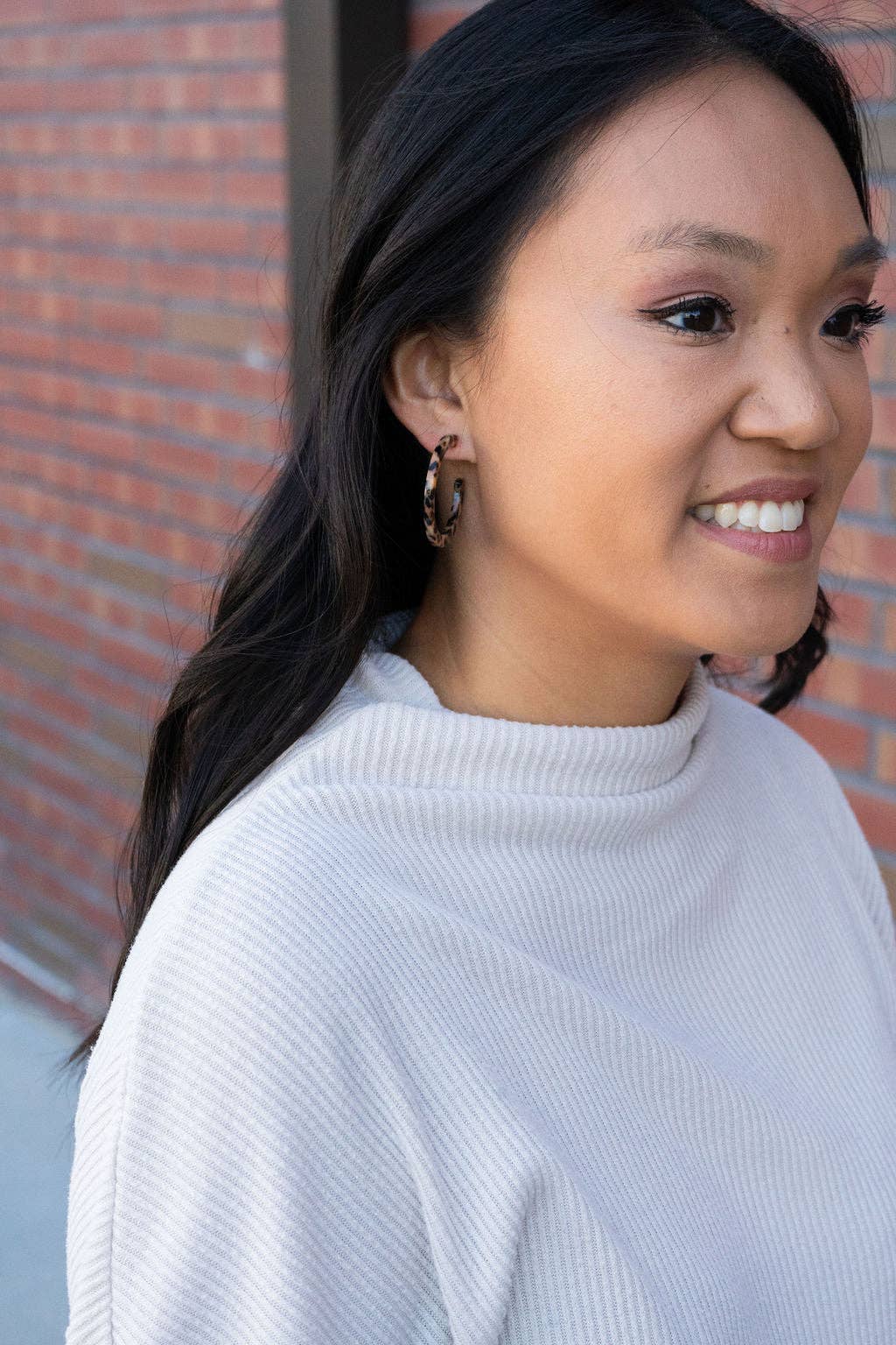 Camy Hoops - Cheetah // Jewelry, Earrings, Fall