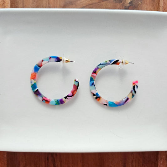 Camy Hoops - Fiesta // Earrings, Jewelry, Gifts, Best Seller