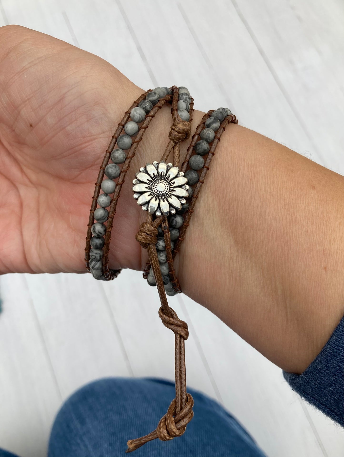 Triple Strand Wrap Bracelet