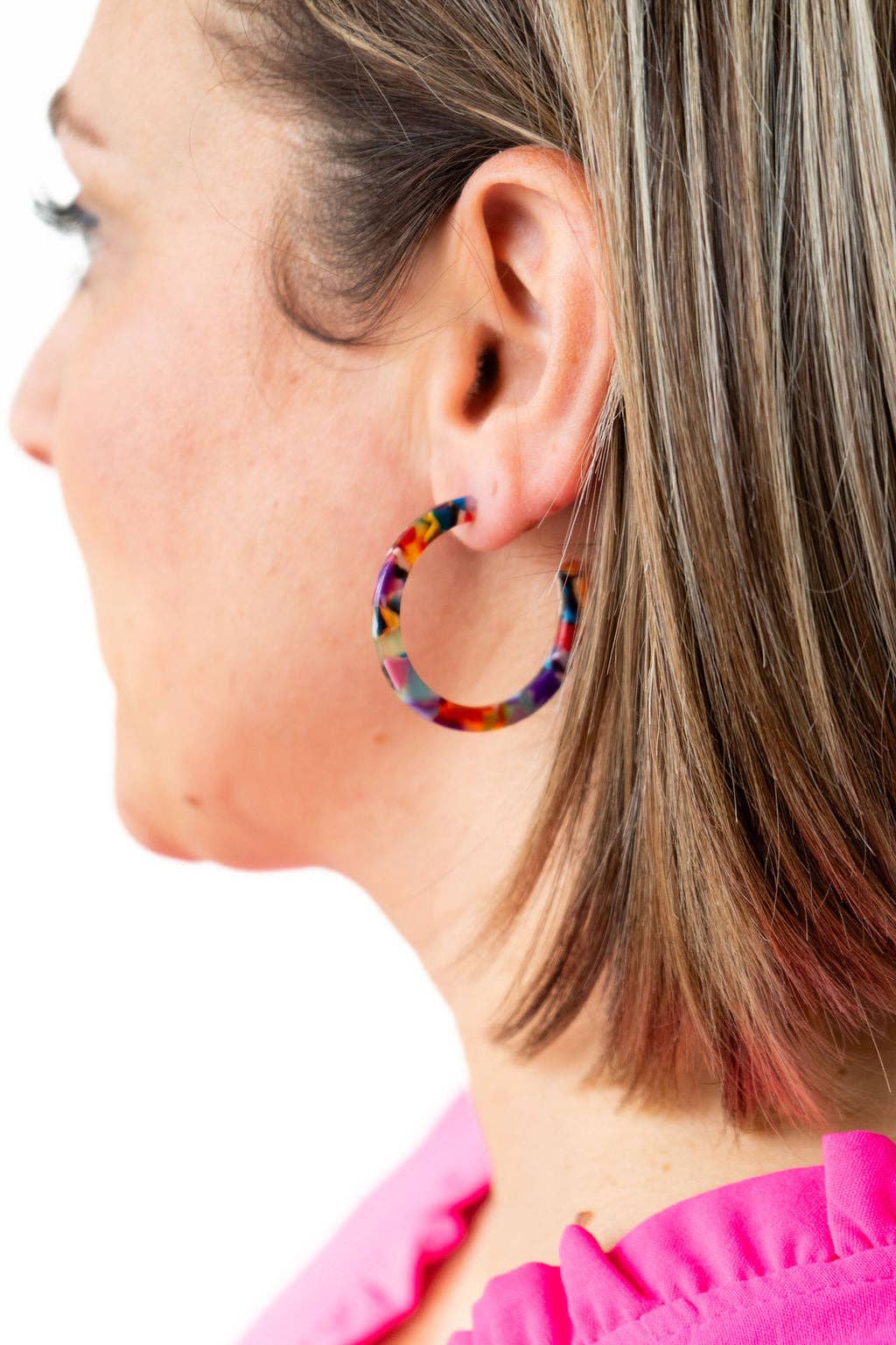 Camy Hoops - Fiesta // Earrings, Jewelry, Gifts, Best Seller