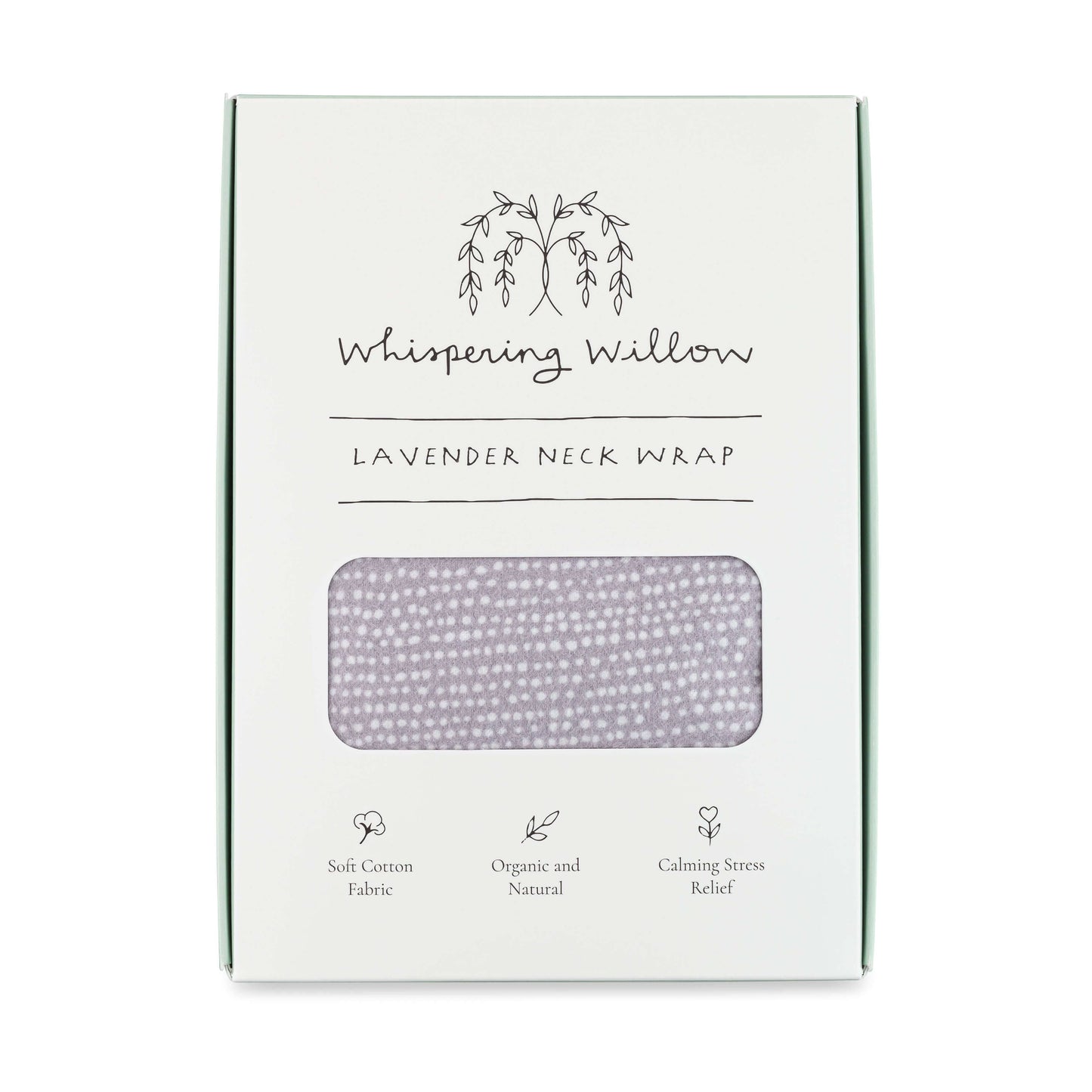 Neck Wrap, Lavender - Tranquil Gray - Aromatherapy