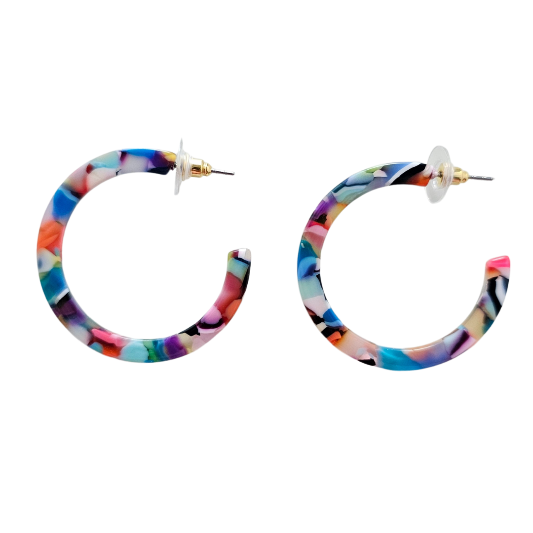 Camy Hoops - Fiesta // Earrings, Jewelry, Gifts, Best Seller