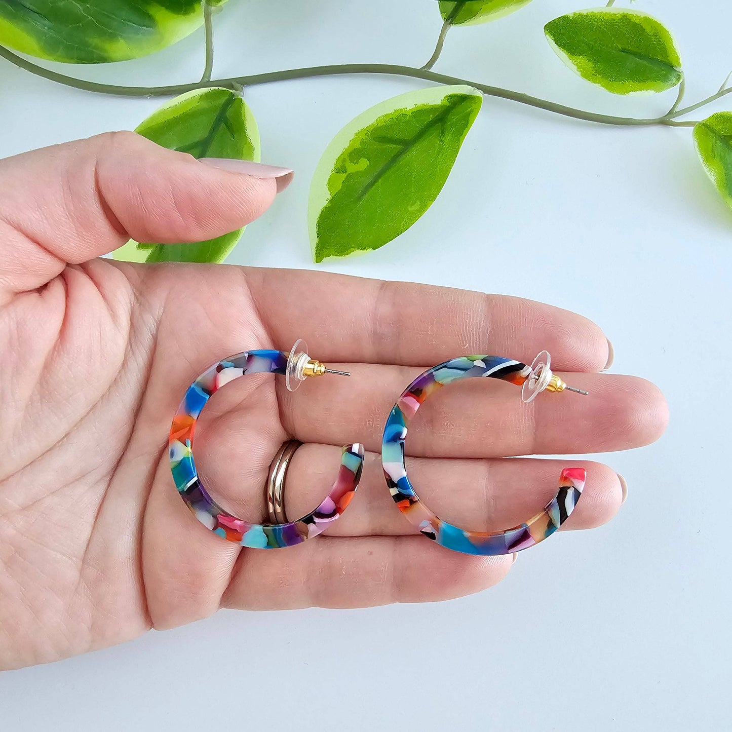 Camy Hoops - Fiesta // Earrings, Jewelry, Gifts, Best Seller