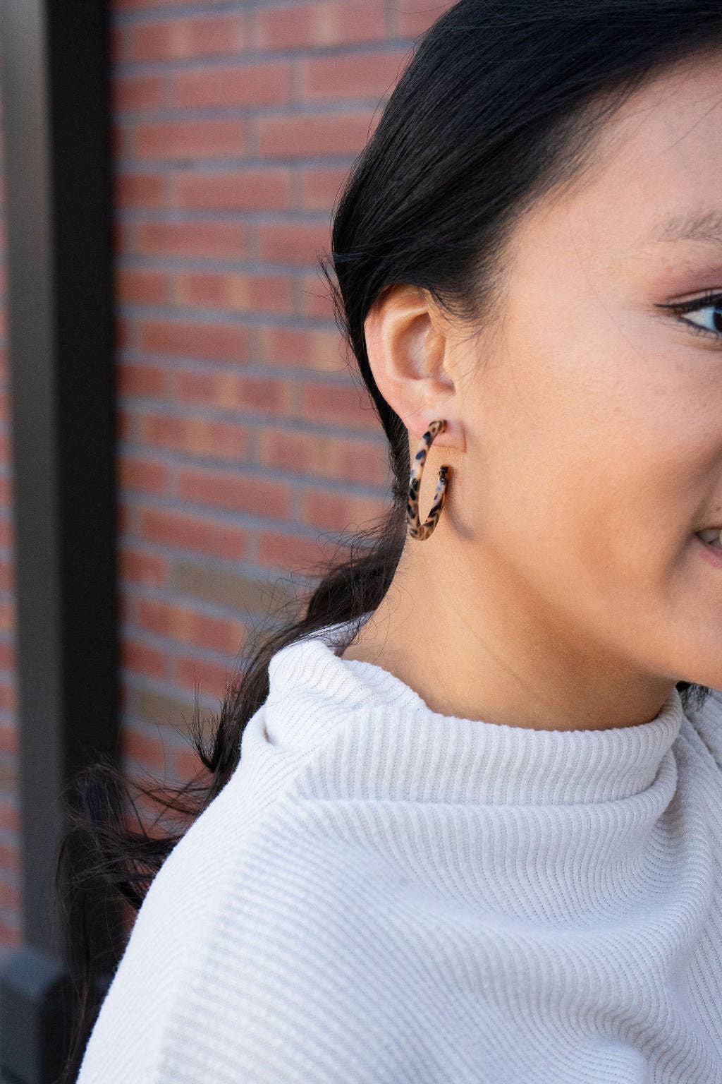 Camy Hoops - Cheetah // Jewelry, Earrings, Fall