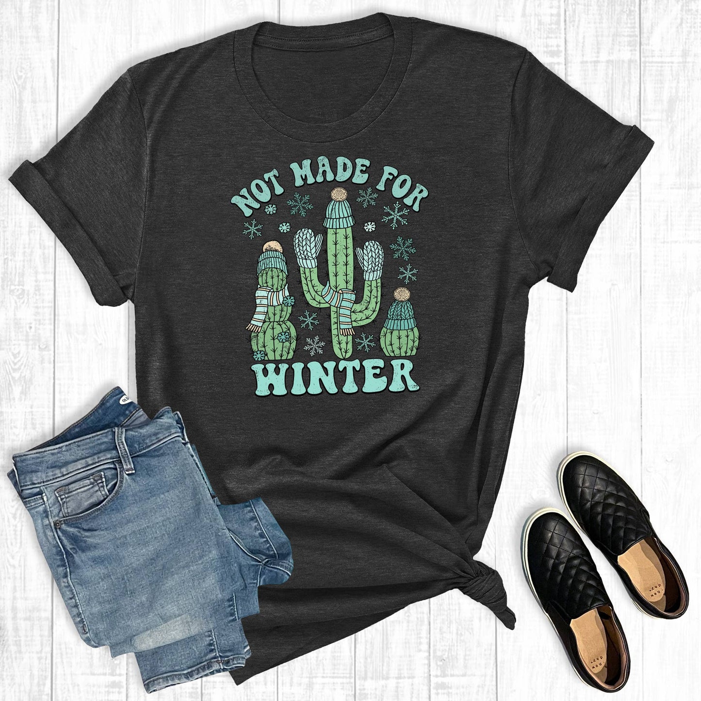 Cactus Not Made For Winter Graphic Tee