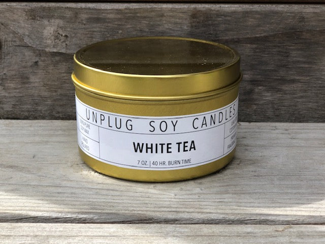 Gold-Tin Unplugged Soy Candles